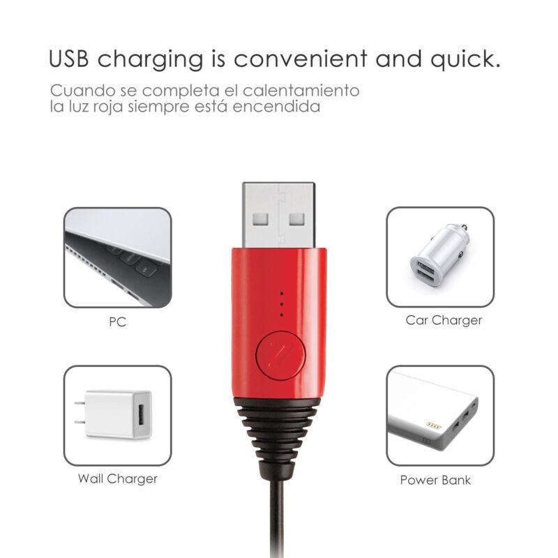 quick heating USB plug