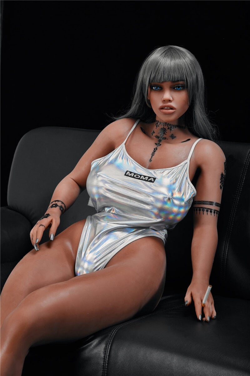 Silver Hair BBW Adult Doll