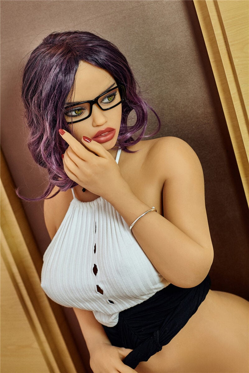 Purple Hair BBW Huge Ass Sex Doll