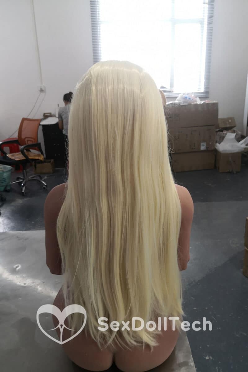 US Stock - Irontech Doll Victoria 150cm/4ft92 #50 Head Blue Eyes Blonde Love Doll - Image 21