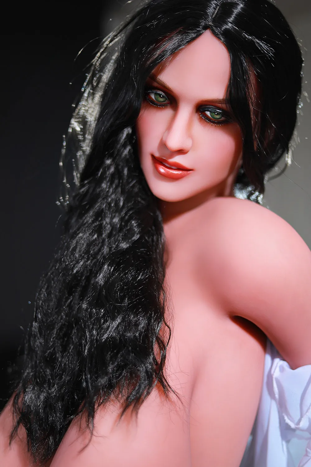 huge boob sex doll black