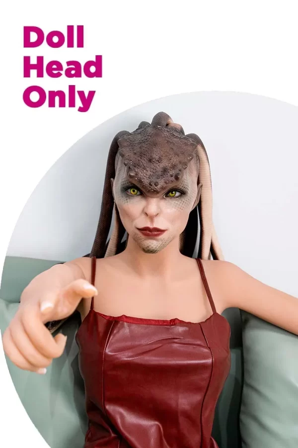 snake sex doll head only