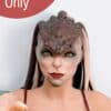 Lifelike Vika Silicone Head Sex Doll Snake Head Only