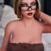 US Stock - Elin158cm M4 Silicone Head TPE Body Petite Big Breasts Blowjob Adult Sex Doll