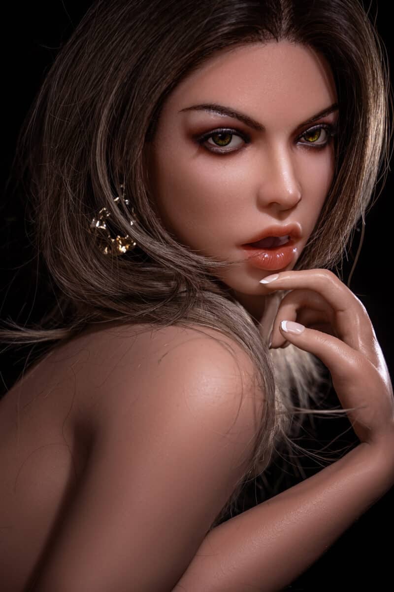 #M1 Head Giselle Silicone Oral Sex Realistic BDSM Sex Doll Head Only - Image 3