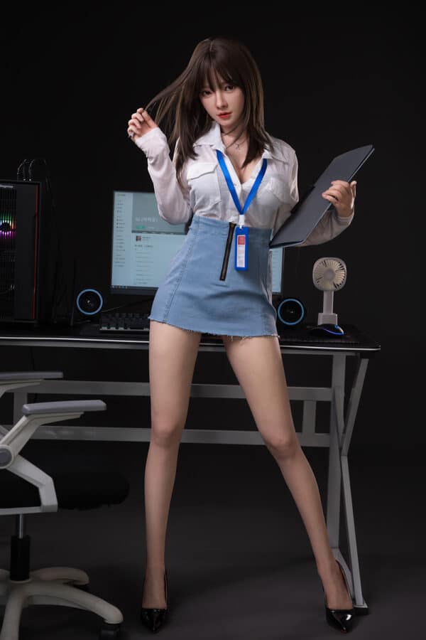 RIDMII Giselle 159cm #430 Head Full Silicone Big Breasts Japanese Office Lady Realistic Adult Sex Doll