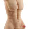 EU Stock 53cm/20.8in TPE Male Torso Doll Natural Skin Half Body Male Sex Doll