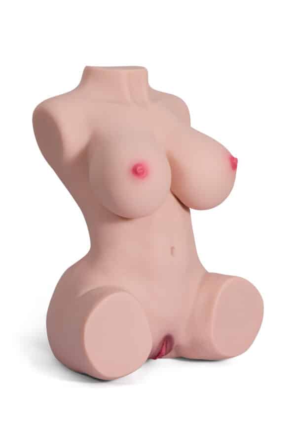 US Stock Realistic TPE Half Body Sex Doll Torso Adult Masturbator With Big Breast For Man