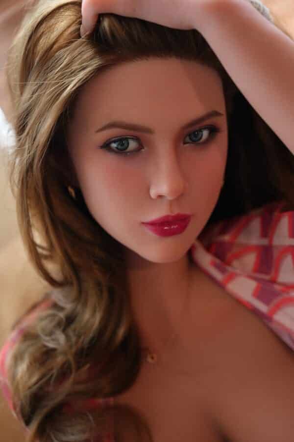 US Stock YAMIEE Neesa 164cm/5ft38 K22 Unique Design Silicone Head Sex Doll TPE Body Medium Boobs Lesbian Love Doll (Free 2ND Head)