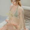 Irontechdoll Minus 162cm/5ft31 S17 Reallife Full Silicone Small Breast Love Doll Adult Blonde Sex Doll