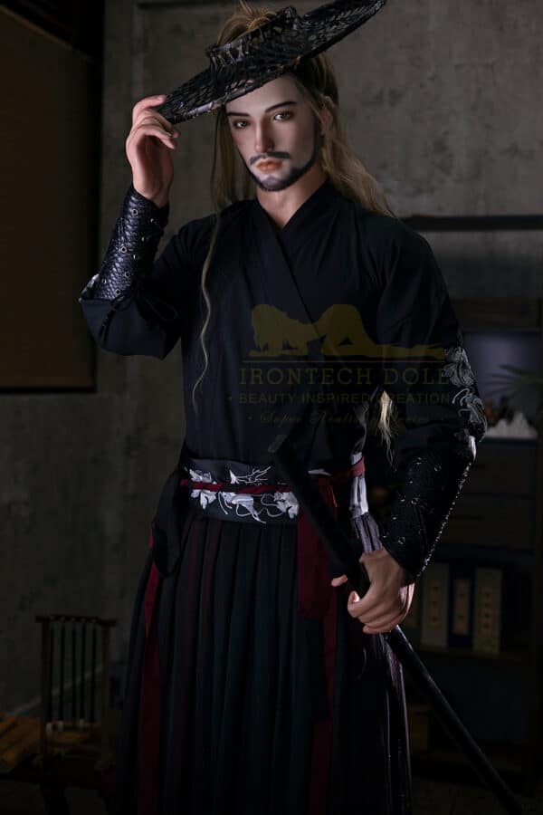 Irontechdoll John Plus 170cm/5ft58 M10 Full Silicone Samurai Full Size Adult Male Sex Doll