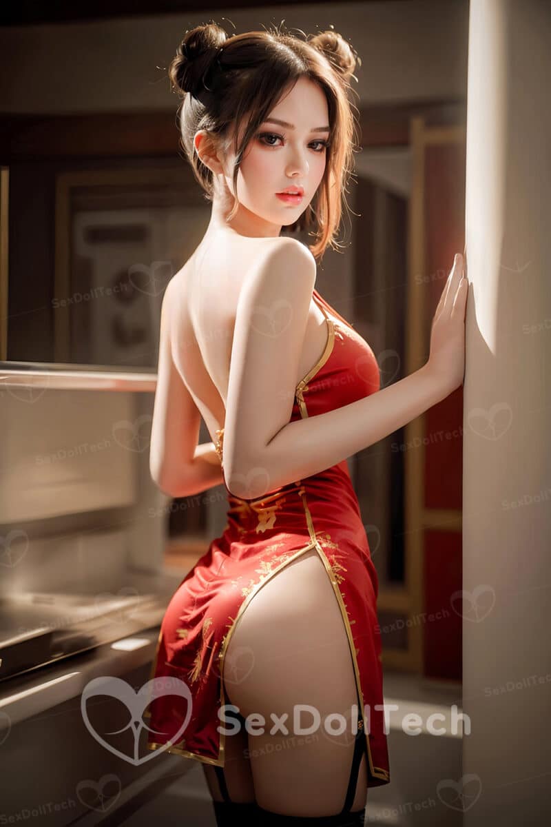 US Stock - Carrie Plus 150cm/4ft92 #144 Realistic Full TPE Sex Doll Small Breasts Adult Asian Love Doll For Men - Image 7