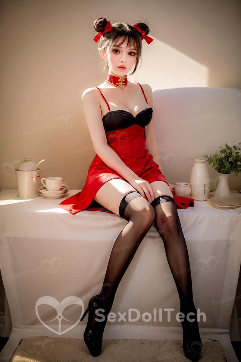 US Stock - Carrie Plus 150cm/4ft92 #144 Realistic Full TPE Sex Doll Small Breasts Adult Asian Love Doll For Men - Image 6