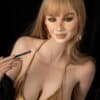Real Lady Bronti 162cm/5ft31 #R2 Head Real Life Full Silicone Big Breasts Love Doll Adult MILF Blonde Sex Doll
