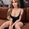 US Stock YAMIEE Keisha 163cm/5ft34 SNK25 Unique Design TPE Lesbian Sex Doll With Dildo Sexy Blonde Love Doll