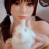 US Stock Yenna 150cm/4ft92 #311 Head Realistic Asian Girl Flat Chest Adult Lesbian Love Doll With Dildo
