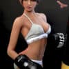 US Stock Kali 164cm/5ft38 218# Head Athletic Sex Doll With Dildo Short Hair Lesbian Love Doll