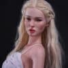 US Stock YAMIEE Unique Design Suki Plus 158cm/5ft18 SNK20 Oral Sex Silicone Head TPE Body Medium Boobs Blonde Sex Doll (Free 2ND Head)