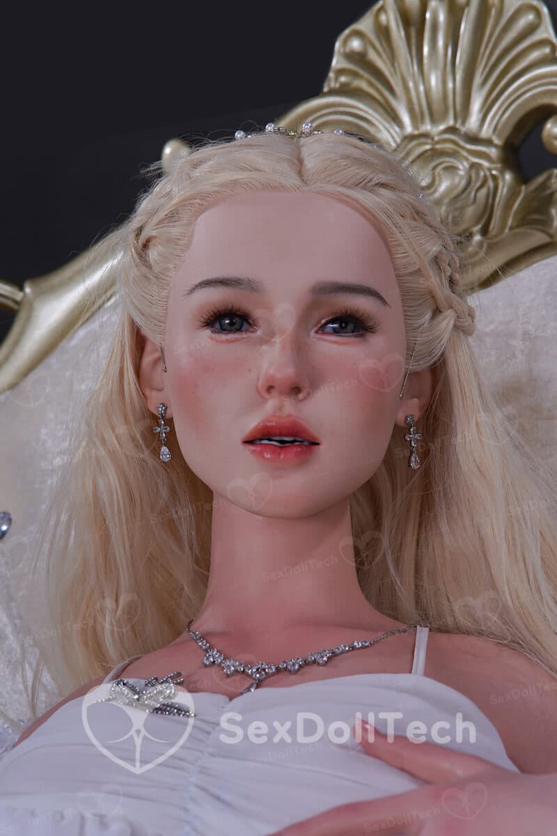 US Stock - YAMIEE Unique Design Suki Plus 158cm/5ft18 SNK20 Silicone Head TPE Body Medium Boobs Blonde Sex Doll - Image 14