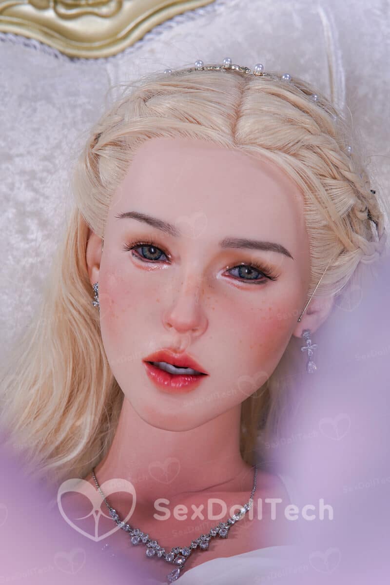 US Stock - YAMIEE Unique Design Suki Plus 158cm/5ft18 SNK20 Silicone Head TPE Body Medium Boobs Blonde Sex Doll - Image 13