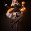 US Stock - Esme Plus 150cm/4ft92 #M8 Head Full Silicone Flat Chested Lovely Halloween ELF Realistic Adult Blowjob Sex Doll