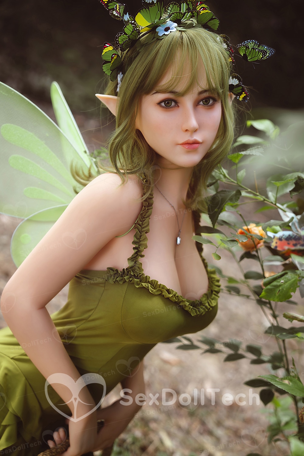 US Stock - Elara Plus 160cm/5ft25 S19 Silicone Head Elf Sex Doll TPE Body Adult Full Size Sex Love Doll (Free 2ND Head) - Image 3