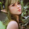 US Stock Elara Plus 160cm/5ft25 S19 Silicone Head Elf Sex Doll TPE Body Adult Full Size Sex Love Doll (Free 2ND Head)