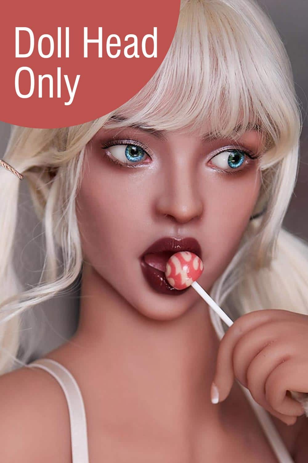 Soft Silicone #M2 Head Oral Sex Blonde ROS Sex Doll Head Only Soft Silicone #M2 Head Oral Sex Blonde ROS Sex Doll Head Only