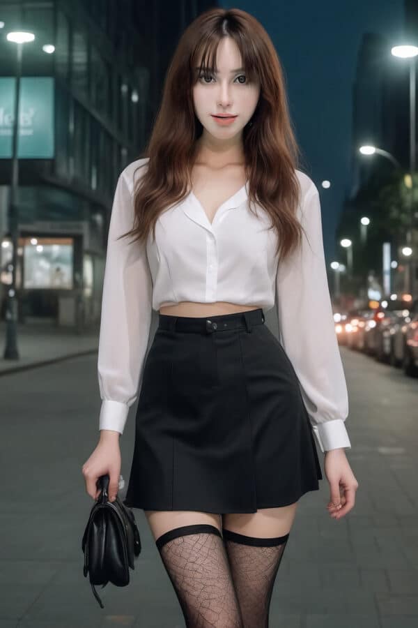 US Stock Dupont 150cm/4ft92 K163 Silicone Head Small Tits TPE Body Adult Best Female Sex Doll