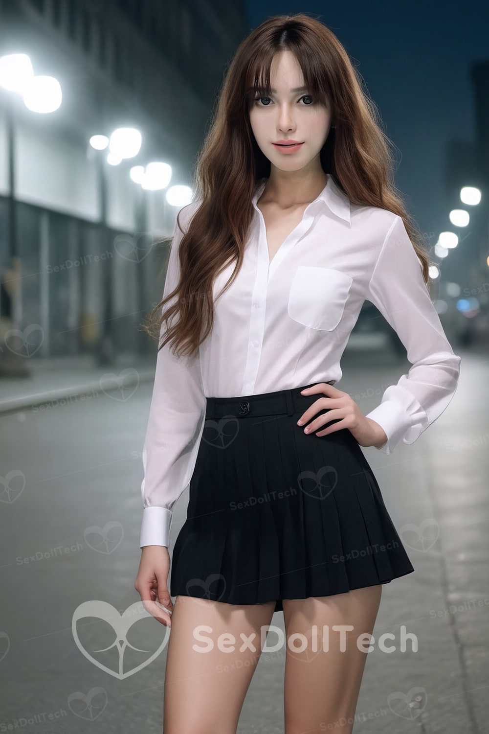 US Stock - Dupont 150cm/4ft92 K163 Silicone Head Small Tits TPE Body Adult Best Female Sex Doll - Image 11