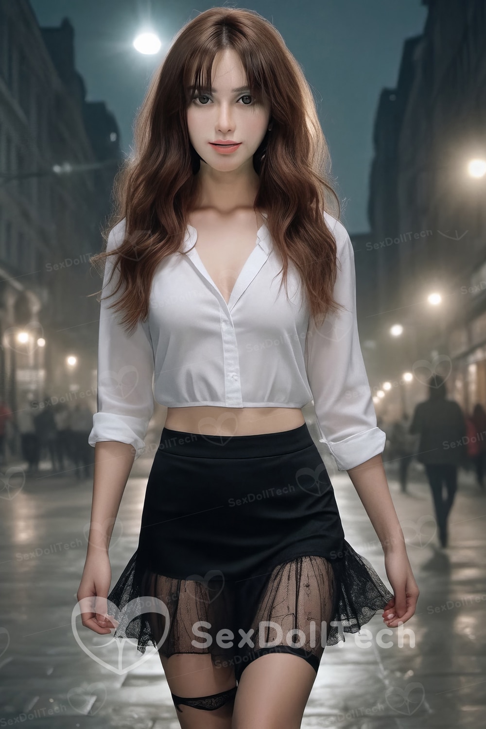 US Stock - Dupont 150cm/4ft92 K163 Silicone Head Small Tits TPE Body Adult Best Female Sex Doll - Image 6