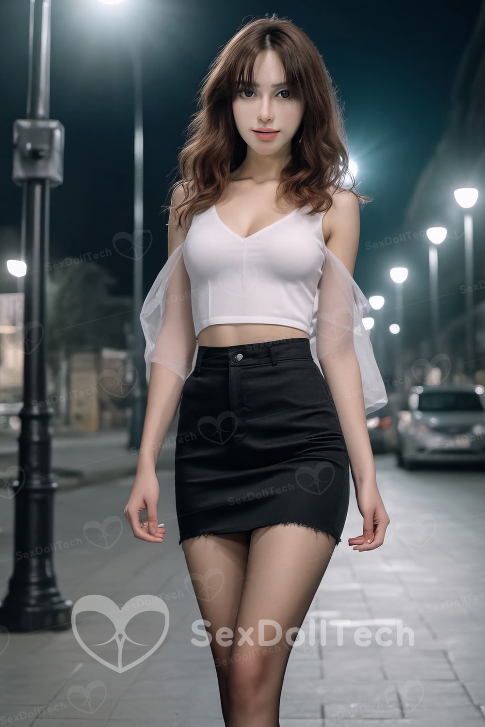 US Stock - Dupont 150cm/4ft92 K163 Silicone Head Small Tits TPE Body Adult Best Female Sex Doll - Image 5