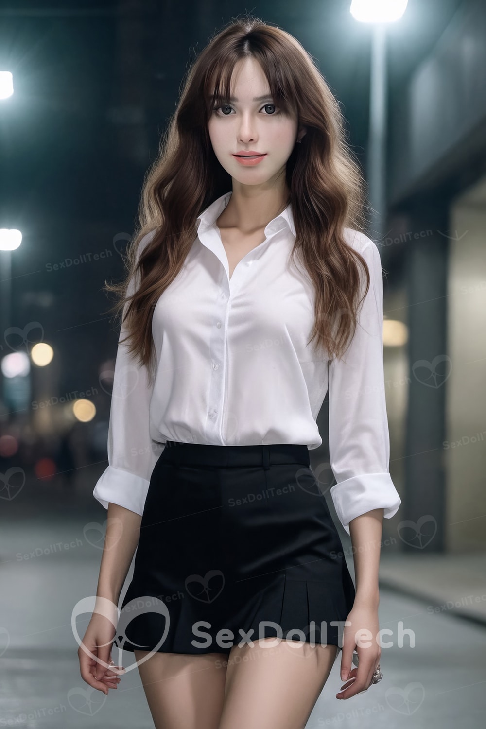 US Stock - Dupont 150cm/4ft92 K163 Silicone Head Small Tits TPE Body Adult Best Female Sex Doll - Image 2