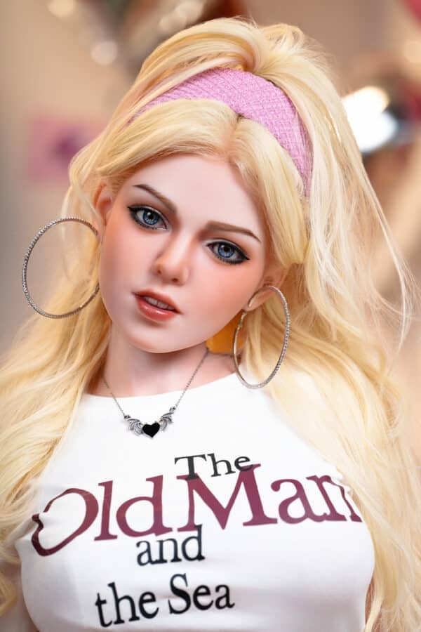 US Stock Berkeley 160cm/5ft25 #C2S Realistic Silicone Head TPE Body Medium Boobs Adult Blonde Female Sex Doll