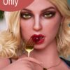#M3 Blowjob Sex Doll Head Soft Silicone Mature ROS Sex Doll Head Only