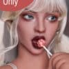 Soft Silicone #M2 Head Oral Sex Blonde ROS Sex Doll Head Only