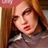 Soft Silicone #M6 Harley Head Oral Sex ROS Sex Doll Head Only