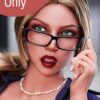 #M4 Oral Sex Head Realistic Adult Soft Silicone ROS Sex Doll Head Only