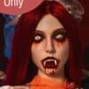 Julia #M7 Soft Silicone Head Blowjob Realistic ROS Halloween Sex Doll Head Only