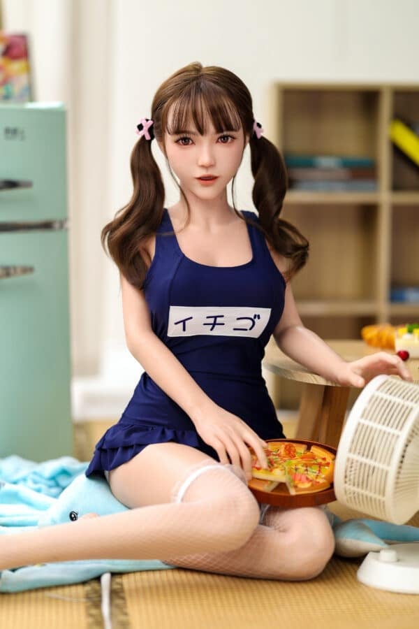 Luneth 150cm/4ft92 K170 Full Silicone Small Breast ROS Sex Doll Adult Female Movable Jaw Love Doll