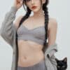 US Stock Constance 159cm/5f21 S16 Silicone Head TPE Body Adult Love Doll Realistic Flat Chest Sex Doll Sexy Lady