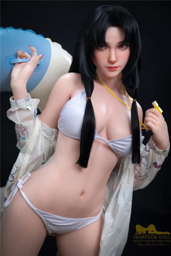 Irontechdoll Audrey 166cm/5ft45 S32 Head Full Silicone Ultra Realistic Asian Adult Female Sex Doll For Men