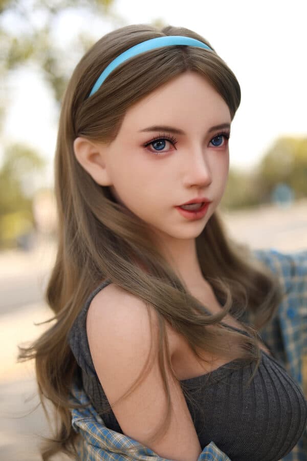 Tindra 150cm/4ft92 K170 Realistic Full Jelly Breasts Silicone ROS Sex Doll Movable Jaw Adult Sex Love Doll For Men