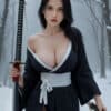 US Stock Kerensa Plus 164cm/5ft38 M6 Full Silicone Big Breasts ROS Head Real Life Movable Jaw Adult Female Sex Doll