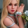 US Stock Tenelle 150cm/4ft92 M15 Silicone Head TPE Body Small Breasts Movable Jaw Realistic Blowjob Sex Doll