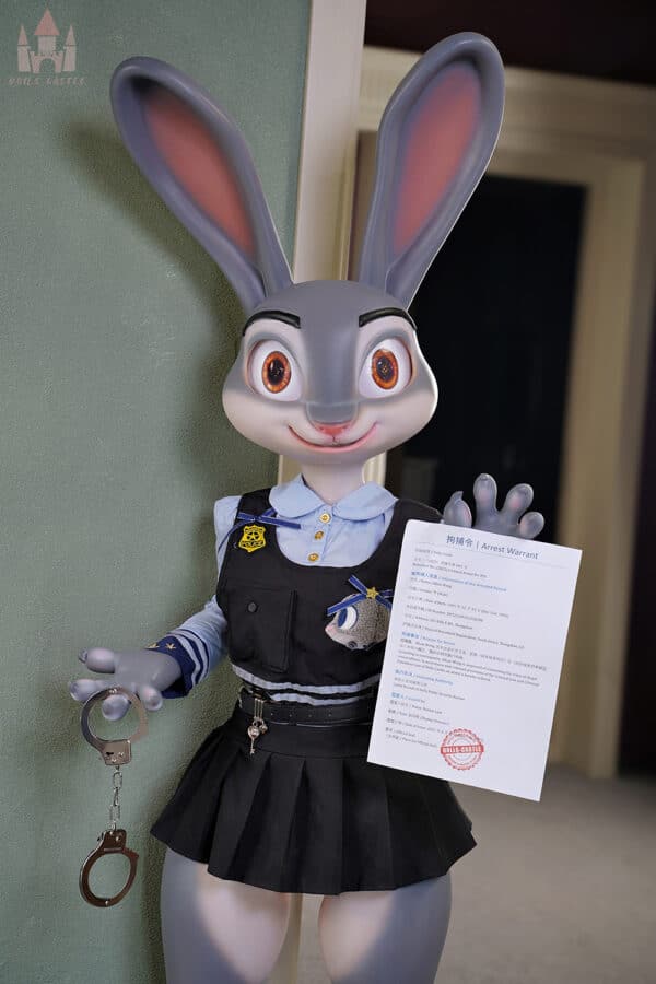 Dolls Castle Xarielys 168cm/5ft51 Full Silicone ROS Head Flat Chested Adult Anime Bunny Sex Love Doll