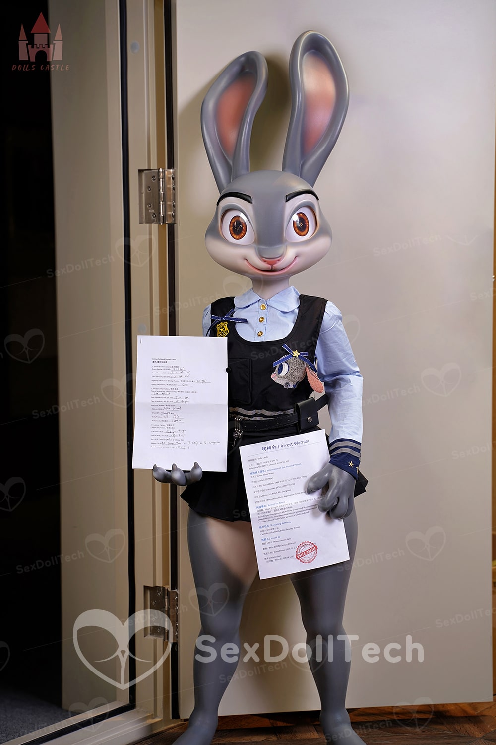 Dolls Castle Xarielys 168cm/5ft51 Full Silicone ROS Head Flat Chested Adult Anime Bunny Sex Love Doll - Image 2