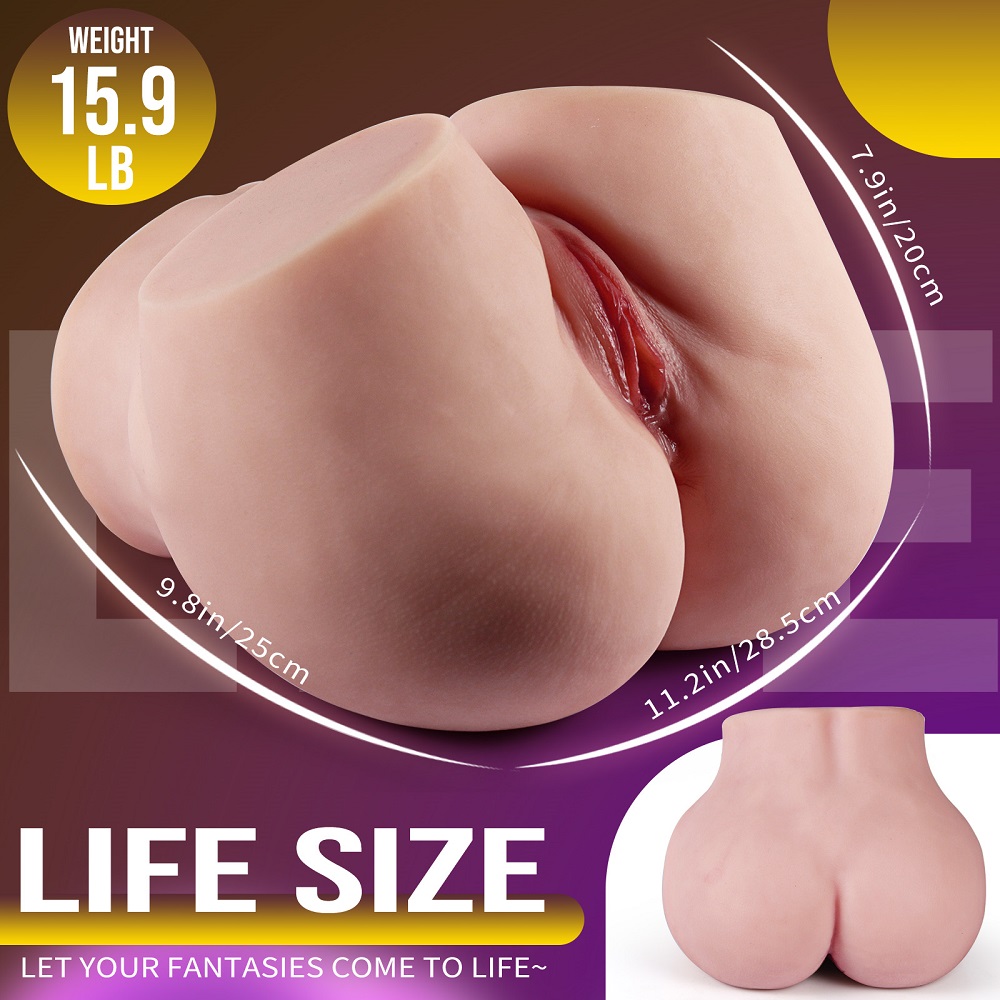 US Stock Sexy Ass Sex Doll TPE Sex Torso Real Life Juicy Butt TPE Ass Torso  For Men