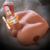 US Stock Realistic Torso Sex Doll Tanned Skin TPE Ass Doll Sex Doll Torso with Sexy Dildo