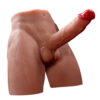 US Stock Realistic TPE Half Body Sex Doll Torso Male Torso Doll with Big Dildo